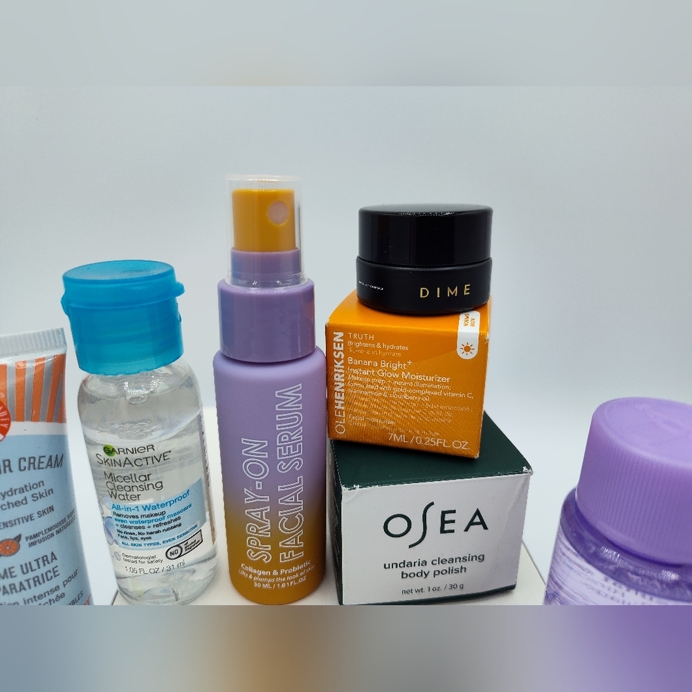 Mini But Mighty Skincare TSA Friendly Tatcha Clinique Kiehl’s OSEA La Roche - Picture 4 of 6